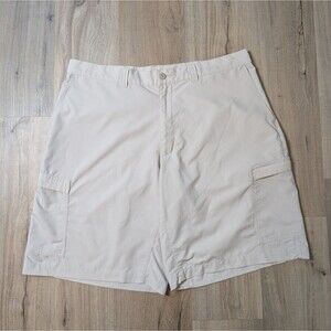 Patagonia Shorts Size 38 Cargo Beige Nylon Blend Lightweight Hiking Gorpcore